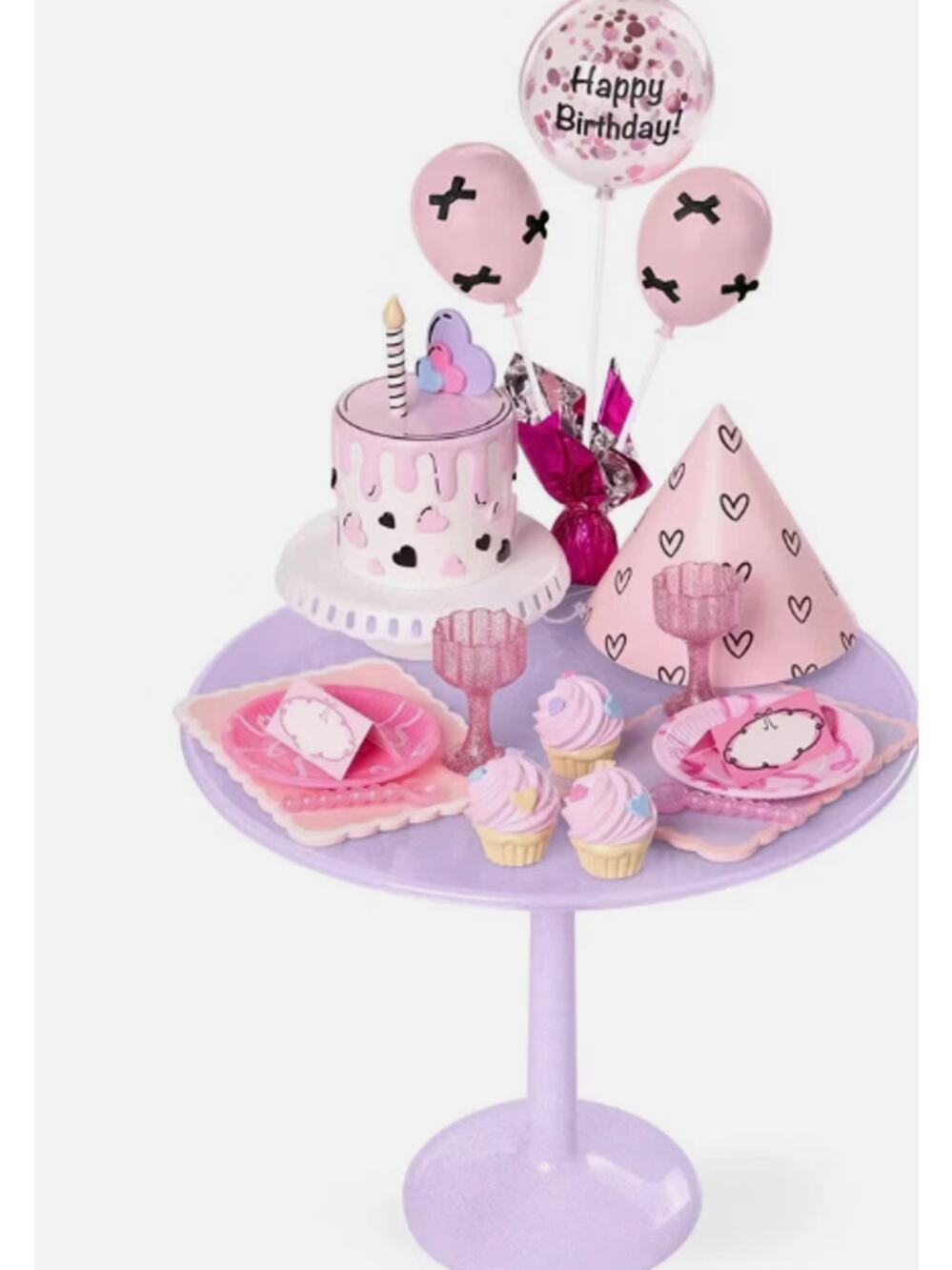 Our Generation Party Ready Birthday Sweets Table & Accessories Set for 18" NWT